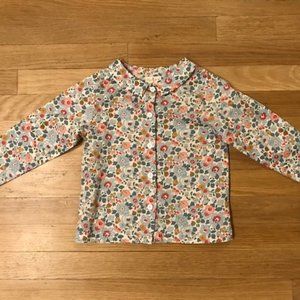 Liberty of London print blouse, size 3